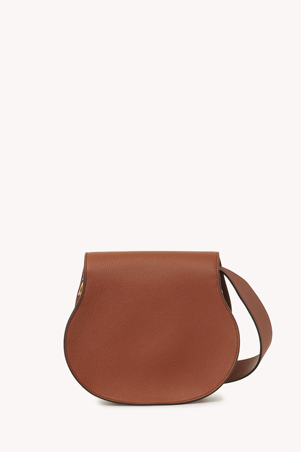 Marcie Saddle Bag In Grained Leather