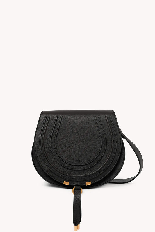 Marcie Saddle Bag In Grained Leather