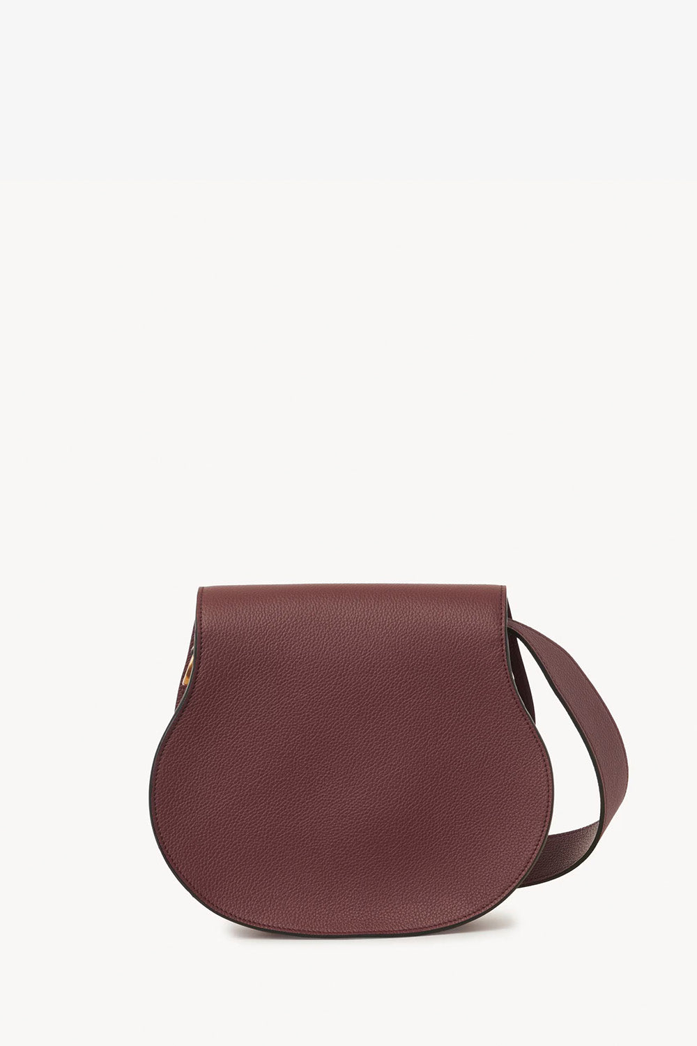 Marcie Saddle Bag In Grained Leather