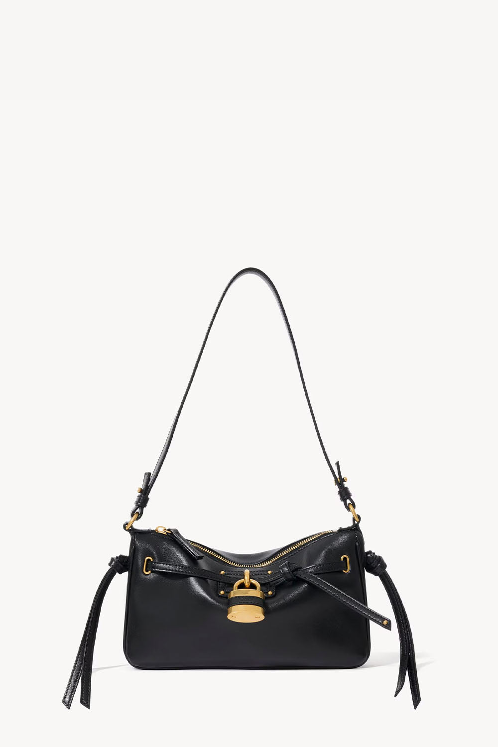 Mini Paddington Sling Pouch With Strap In Soft Leather