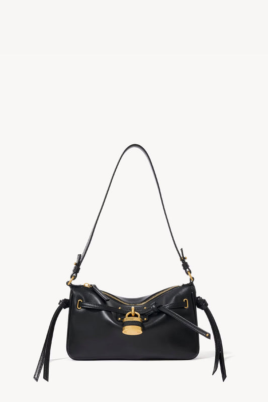 Mini Paddington Sling Pouch With Strap In Soft Leather