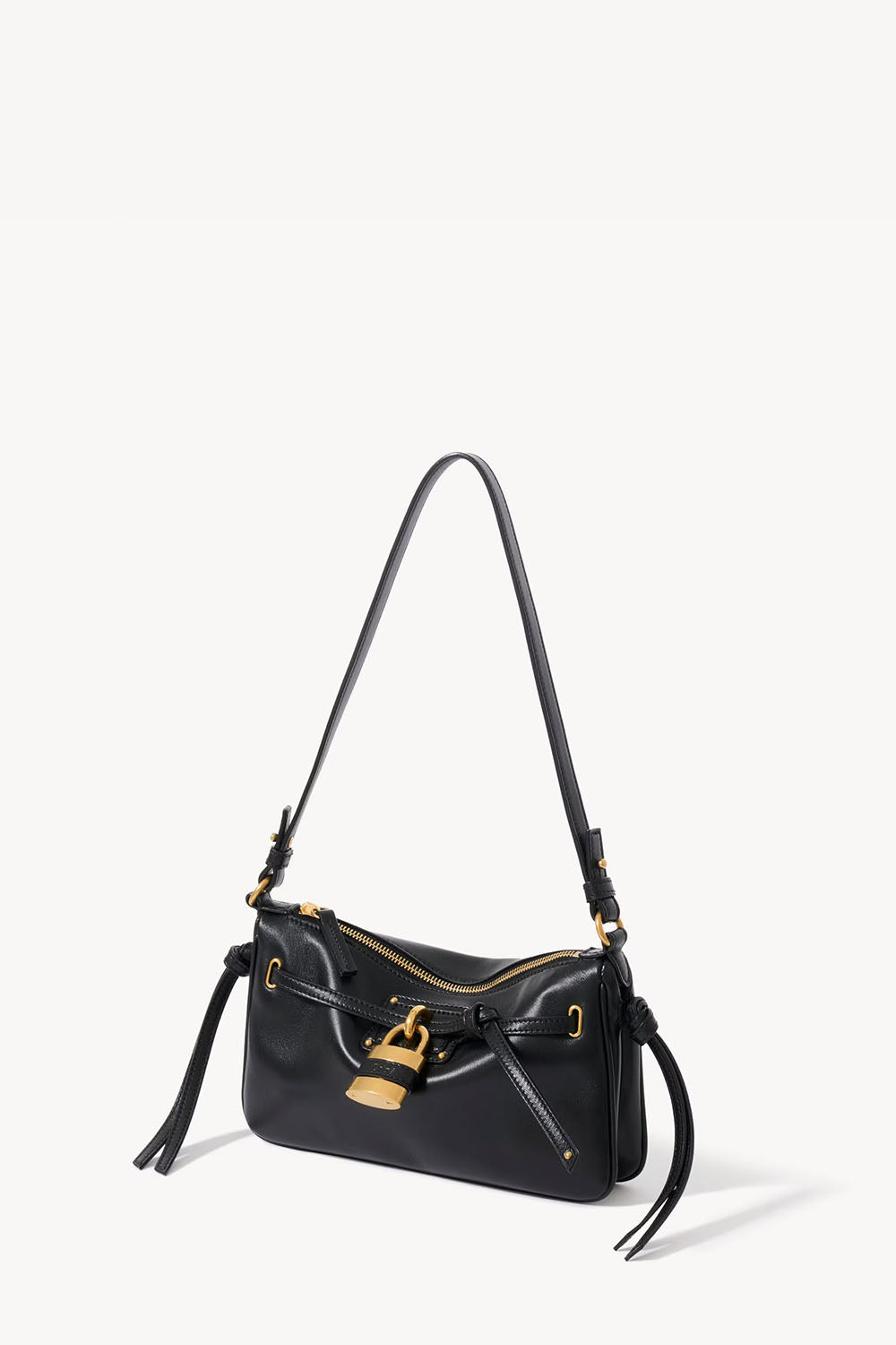 Mini Paddington Sling Pouch With Strap In Soft Leather