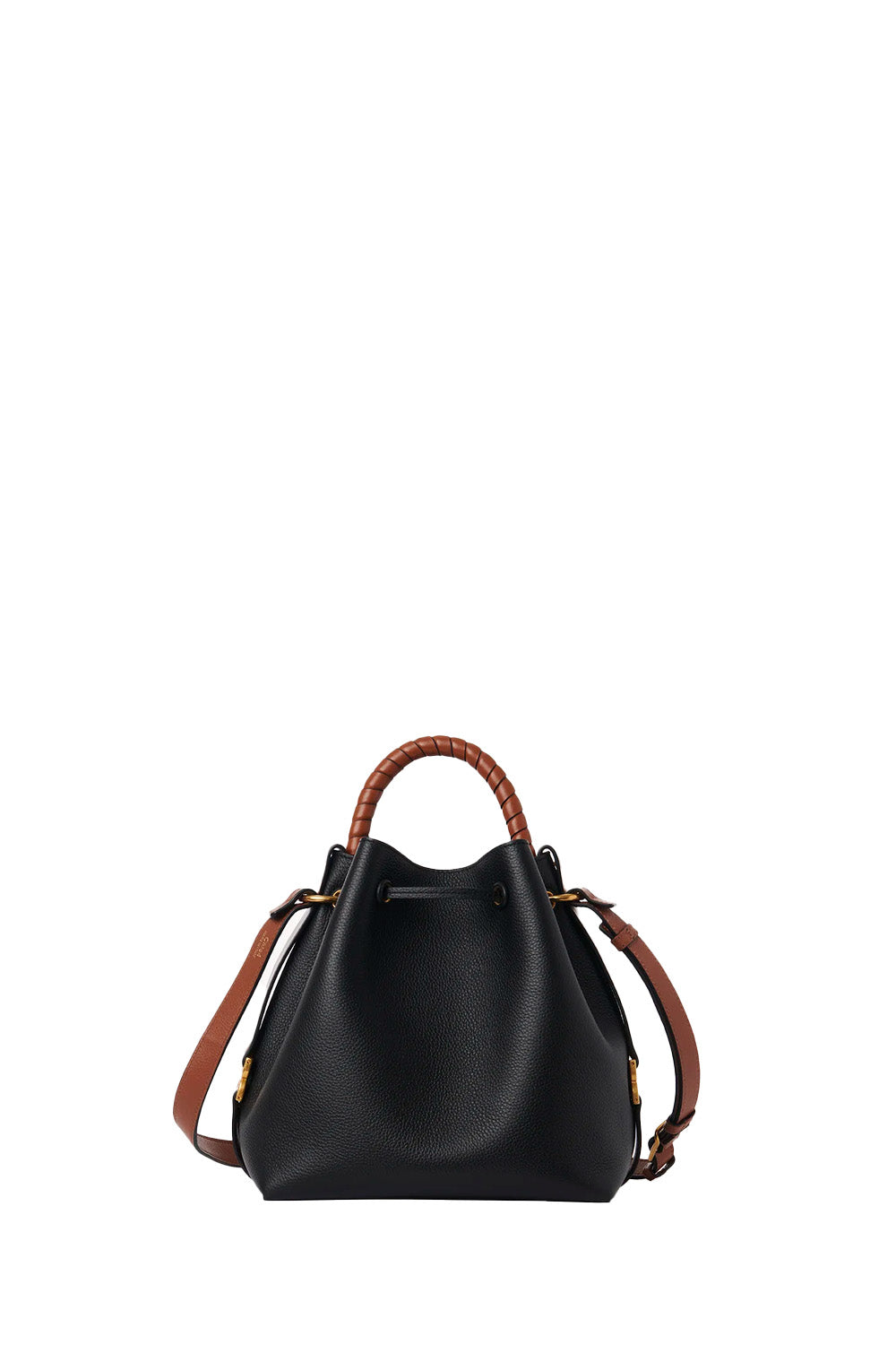 Marcie Bucket Bag In Grained Leather