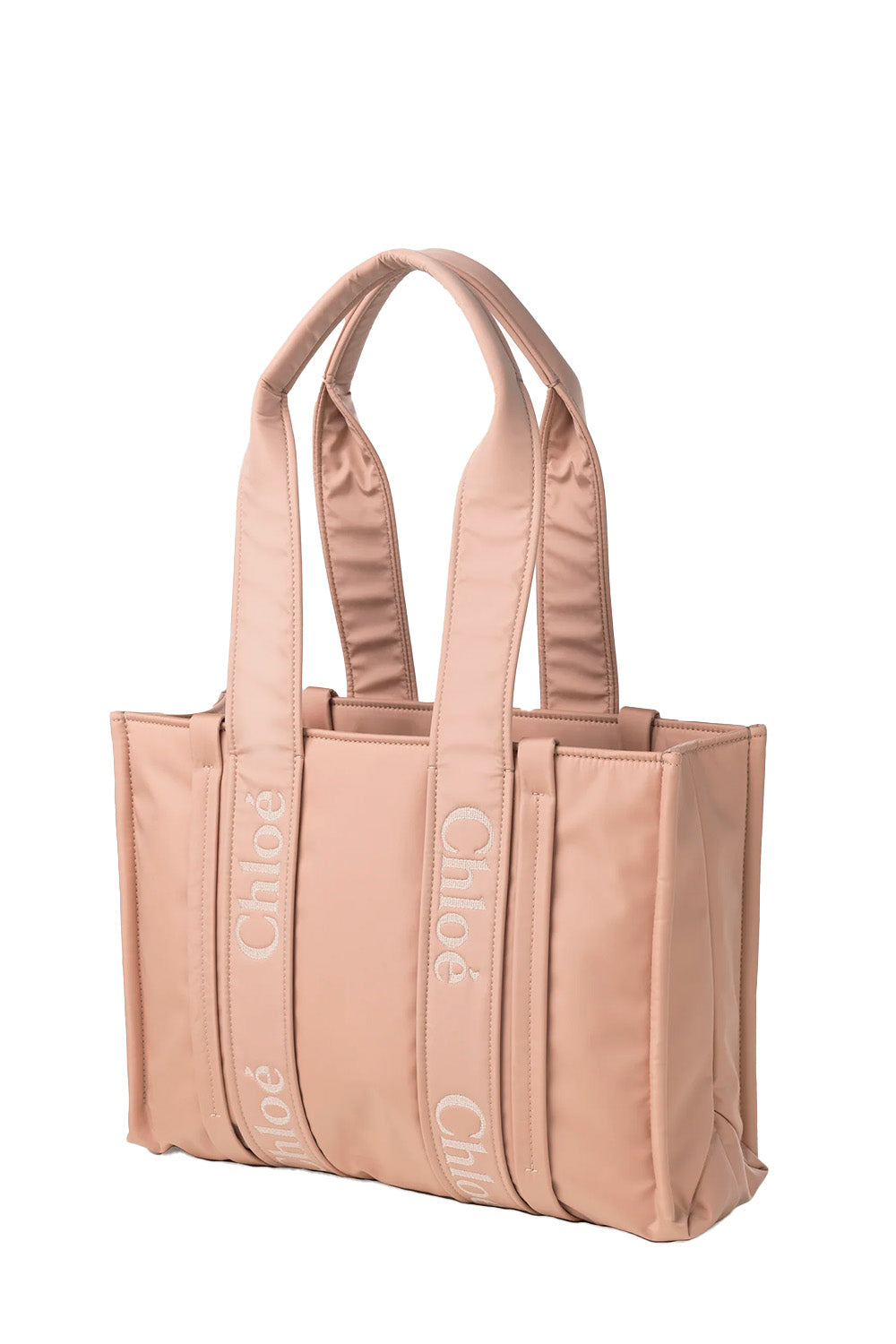 Medium Woody Tote Bag In Recycled Nylon