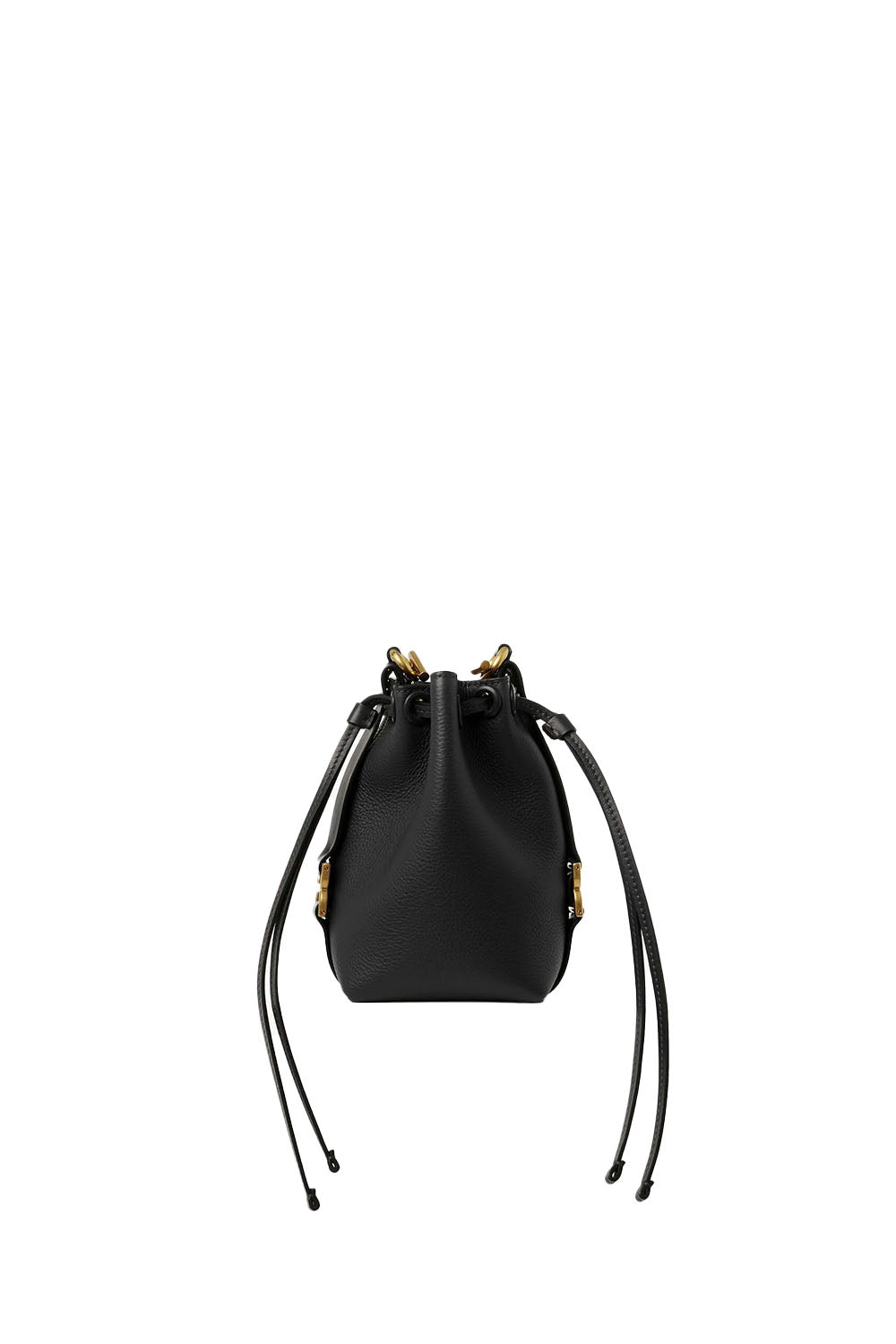 Micro Marcie bucket bag in grained leather