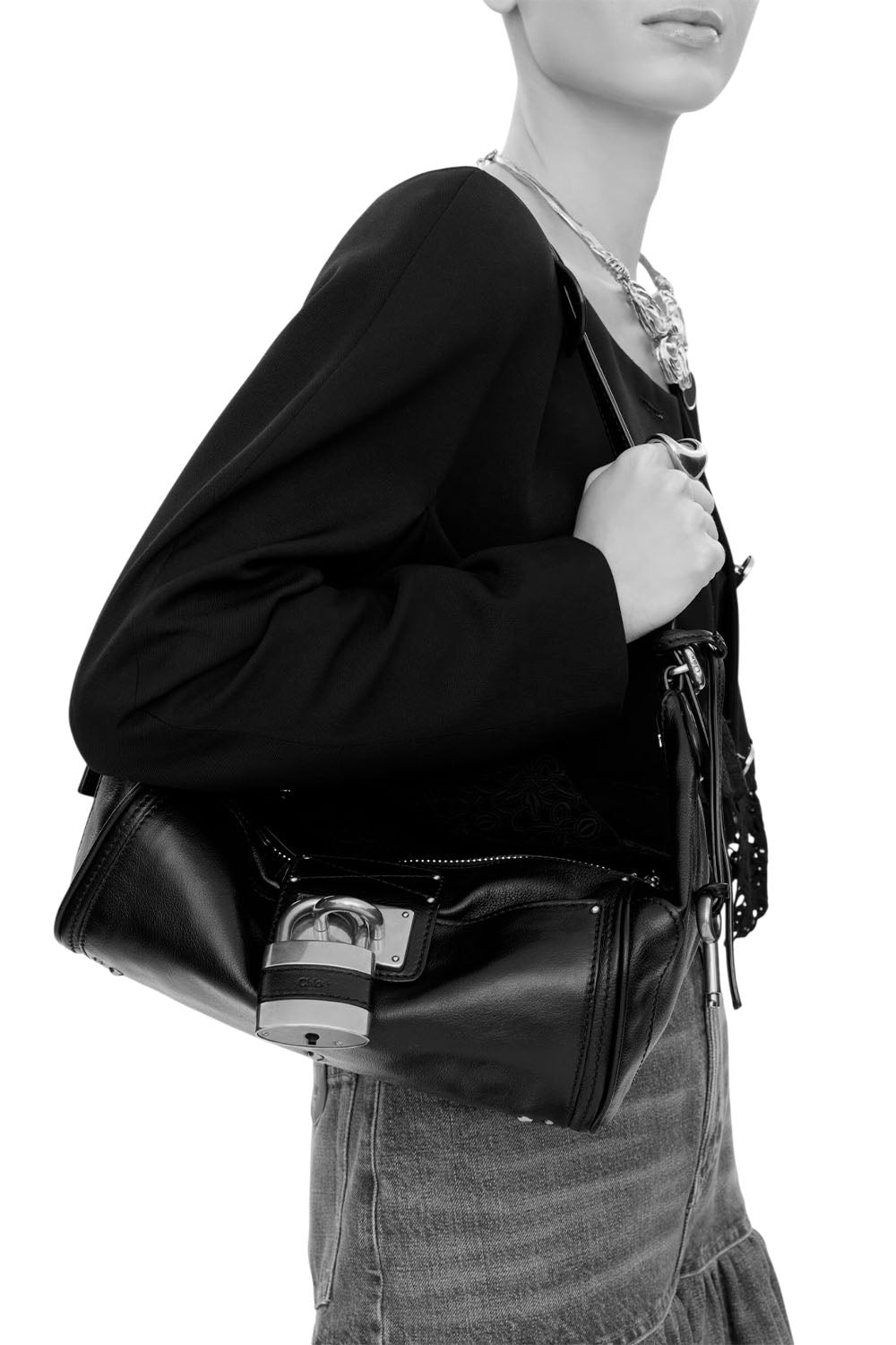 Paddington Crossbody Bag In Grained Leather