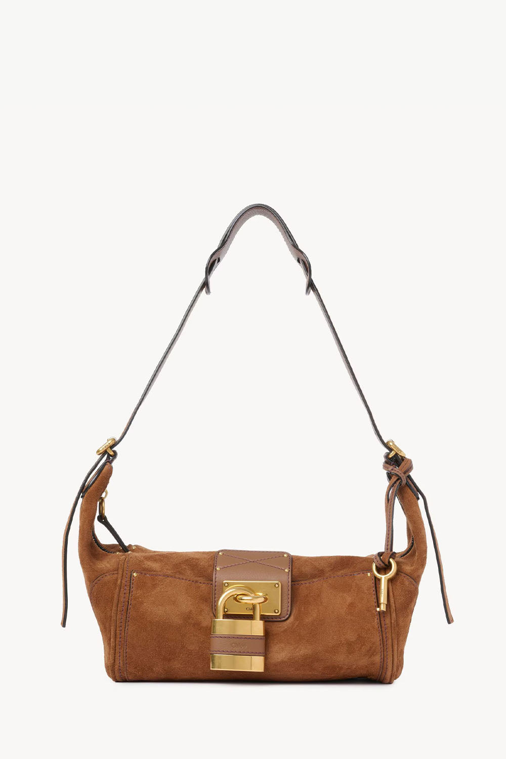 Paddington Crossbody Bag In Suede Leather