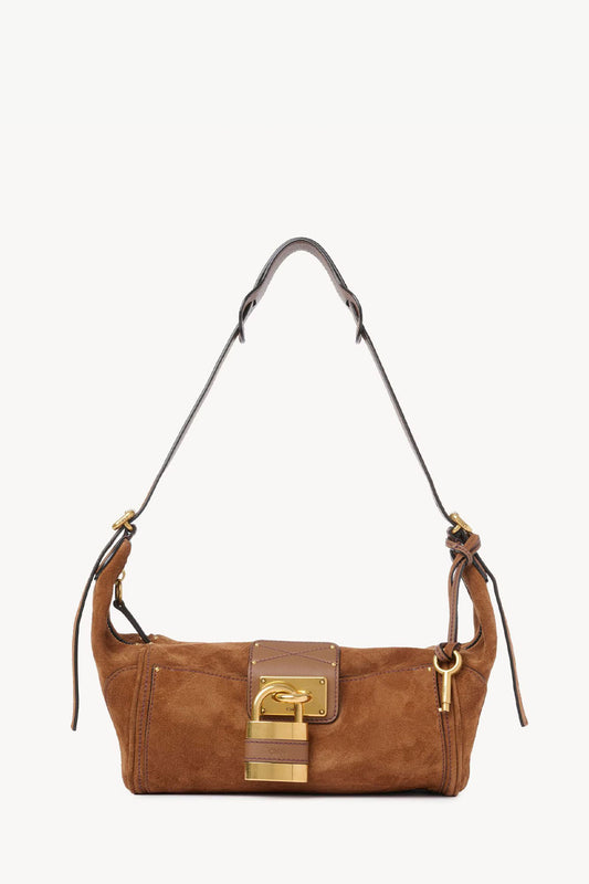Paddington Crossbody Bag In Suede Leather