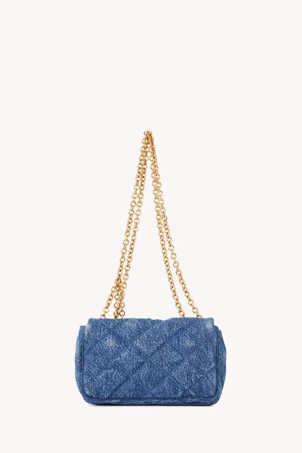 Small Chloé Heritage Shoulder Bag In Denim