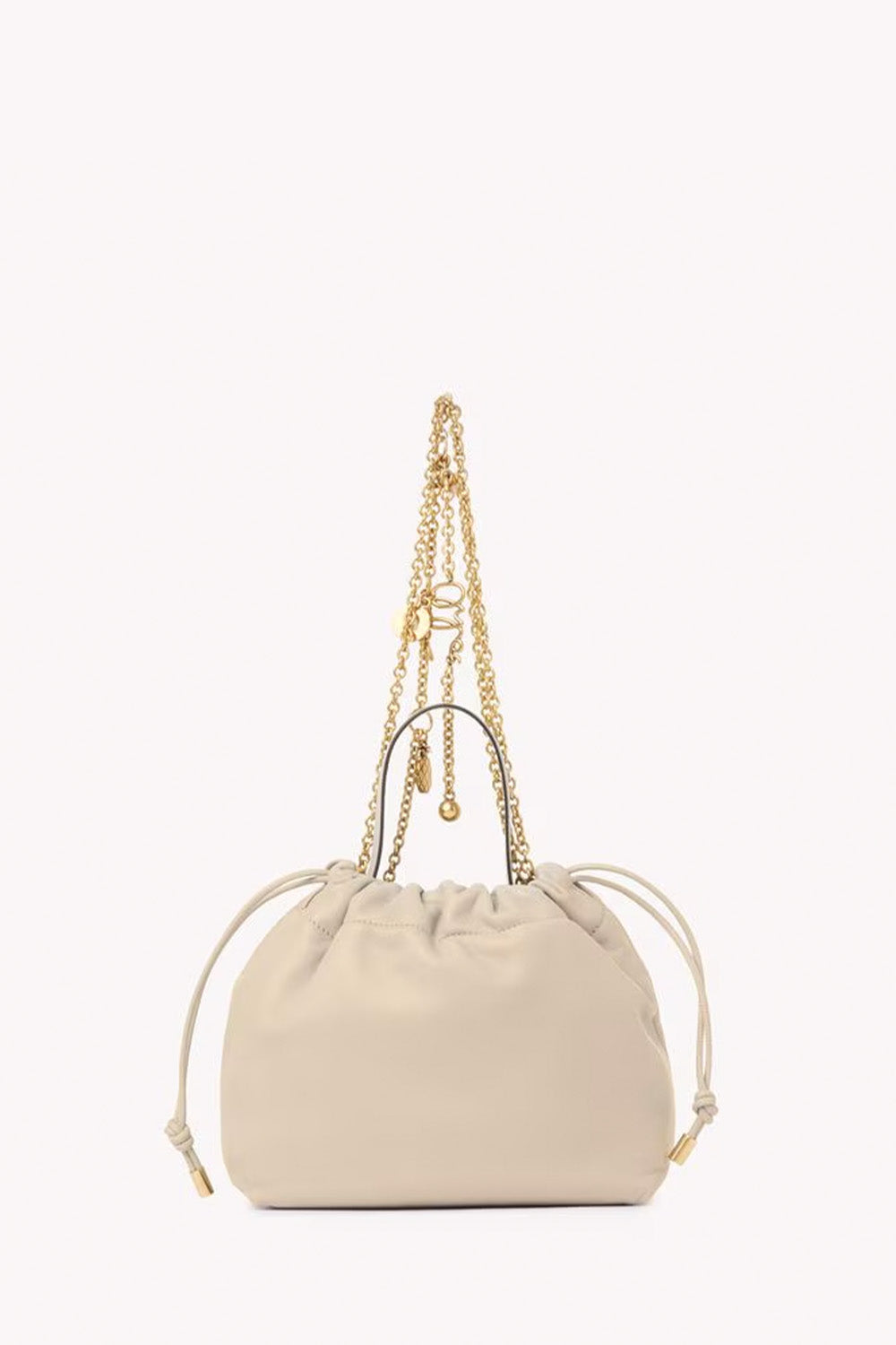 Small Chloé Icons Shoulder Bag With Chain In Soft Leather