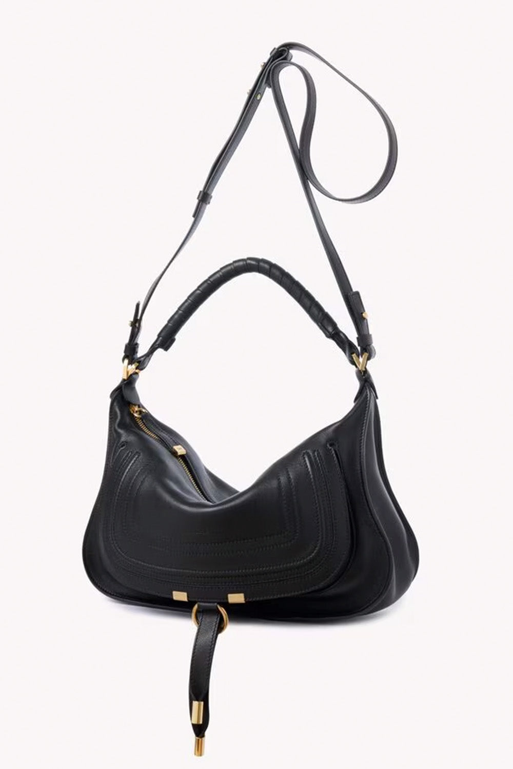 Small Marcie Shoulder Bag In Soft Leather