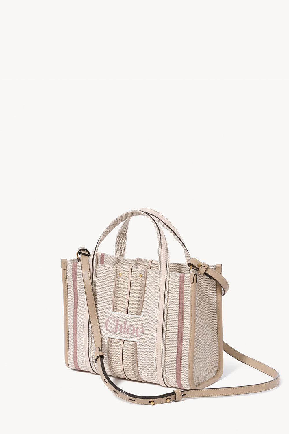 Small Woody Loop Tote Bag In Canvas