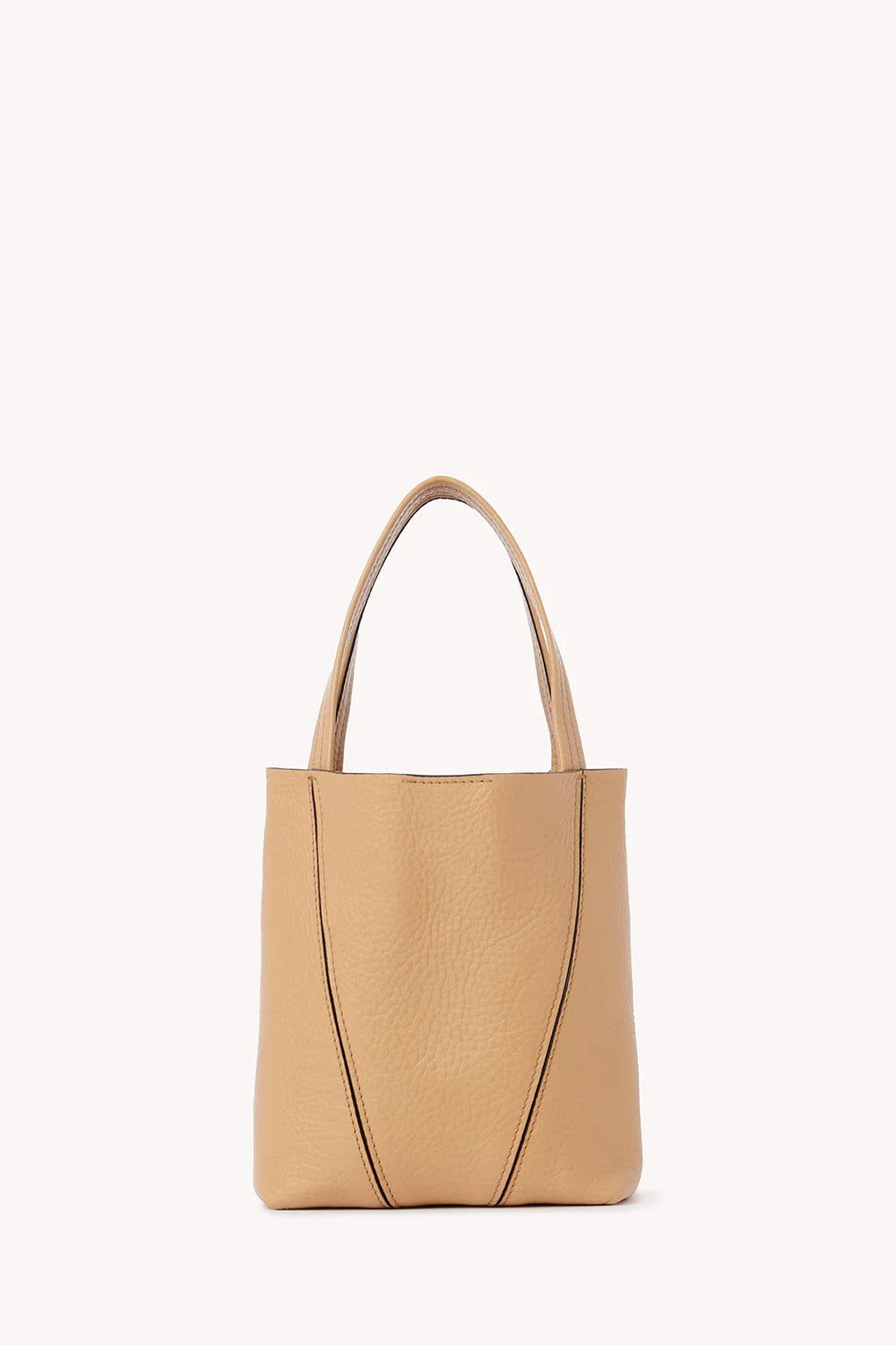 Small Chloé Spin Tote Bag In Grained Leather