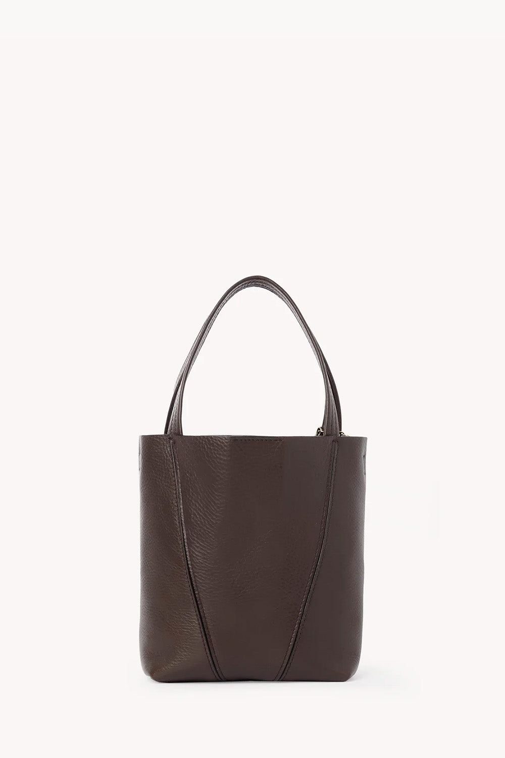 Small Chloé Spin Tote Bag In Grained Leather