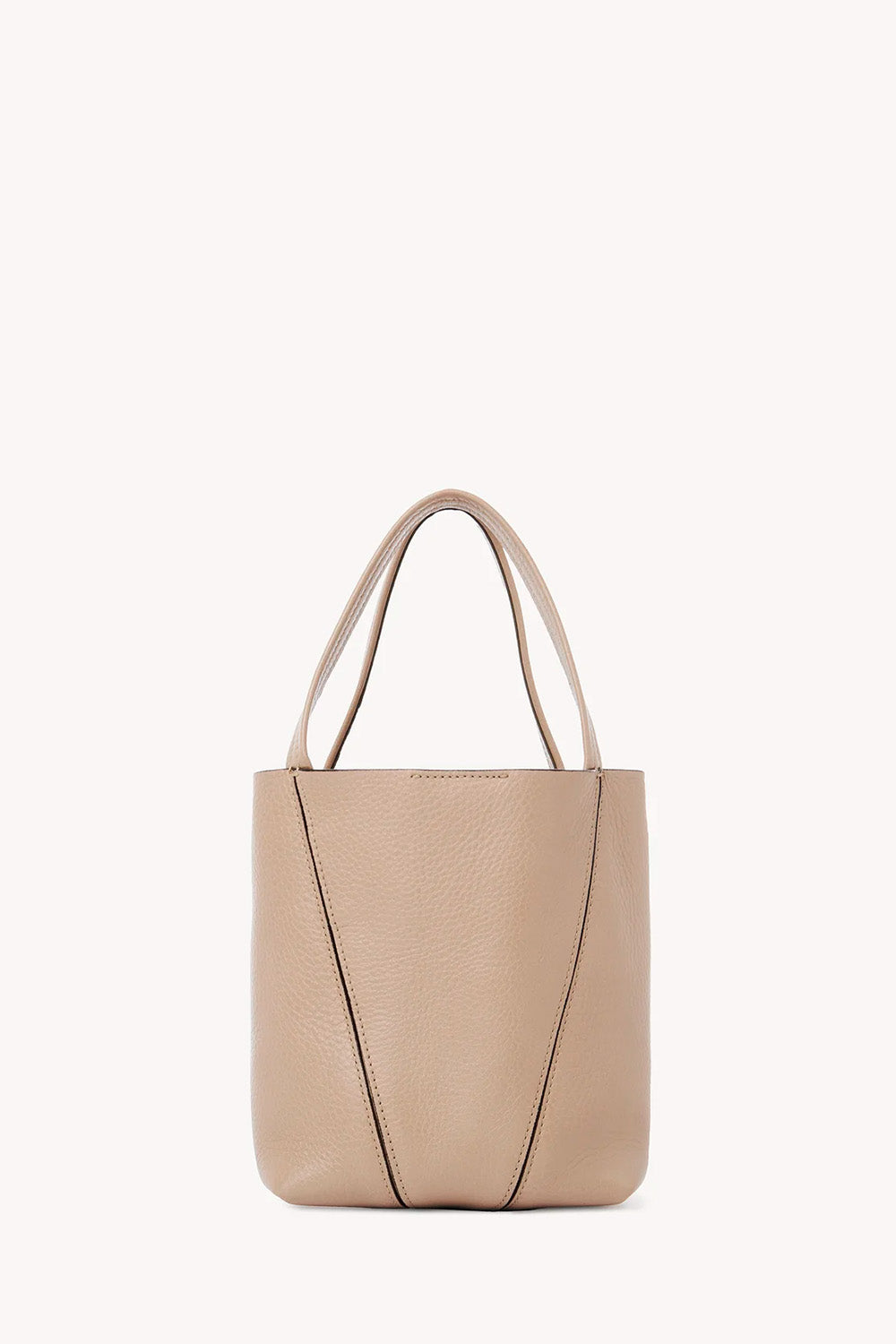 Small Chloé Spin Tote Bag In Grained Leather