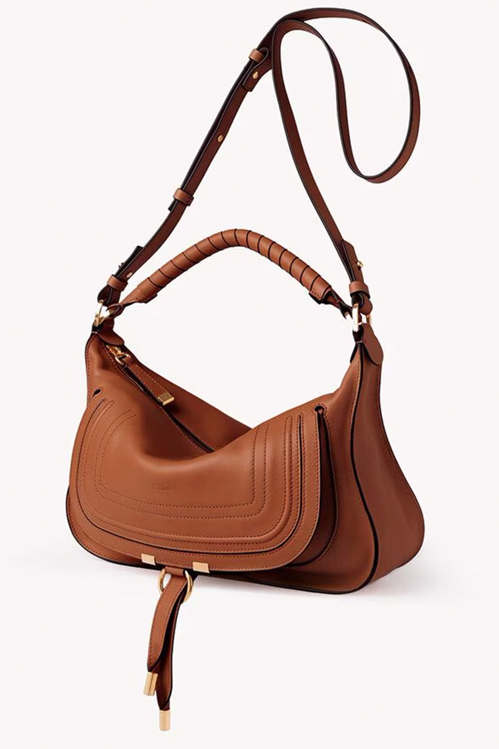 Small Marcie Shoulder Bag In Soft Leather