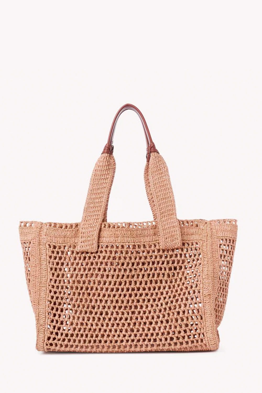 Summer Banana East-West Tote Bag In Raffia