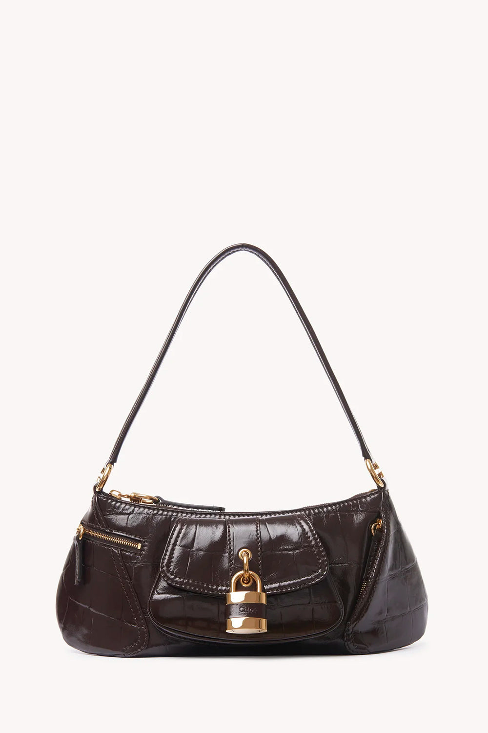 The 99 Shoulder Bag In Croco-Effect Leather