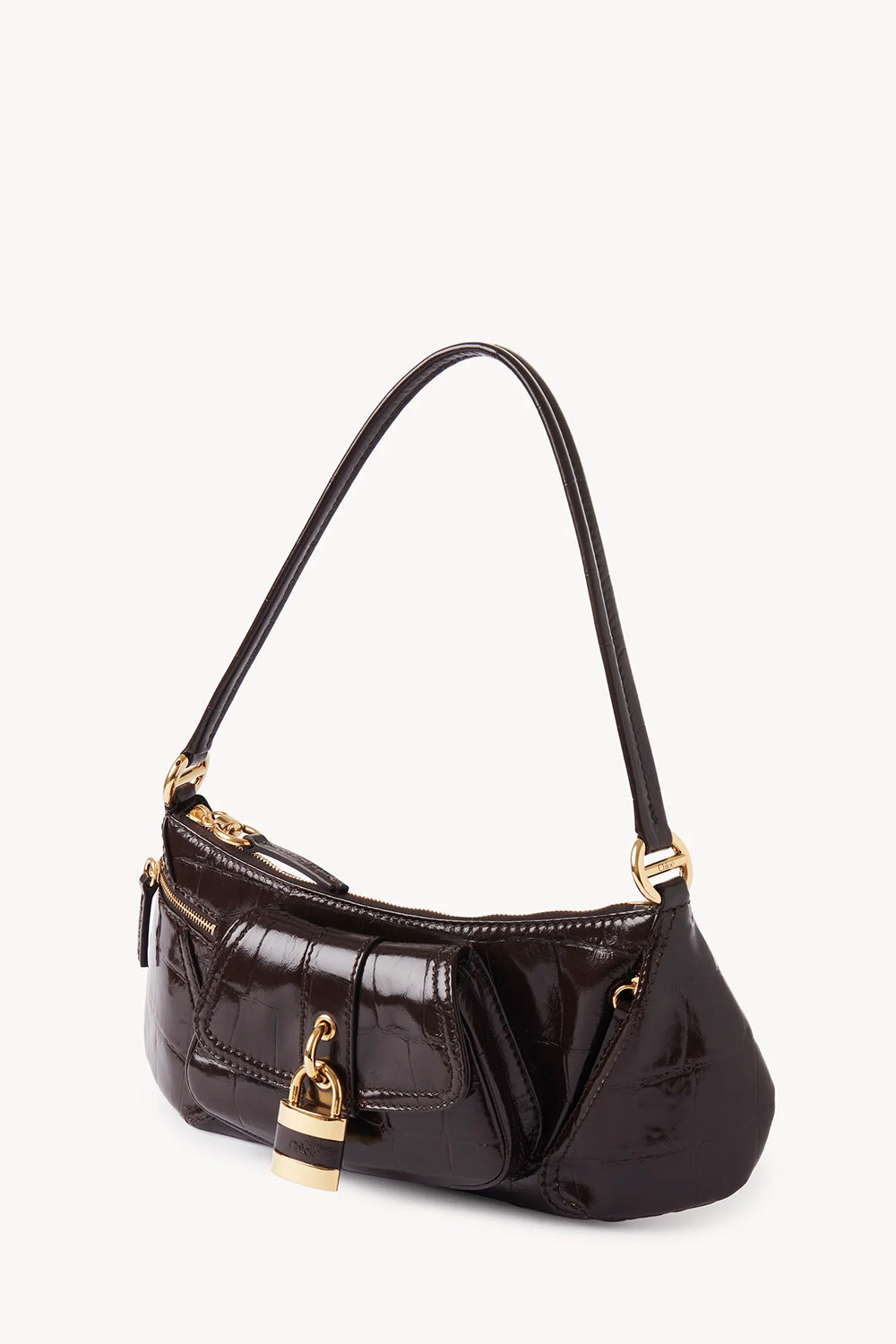 The 99 Shoulder Bag In Croco-Effect Leather