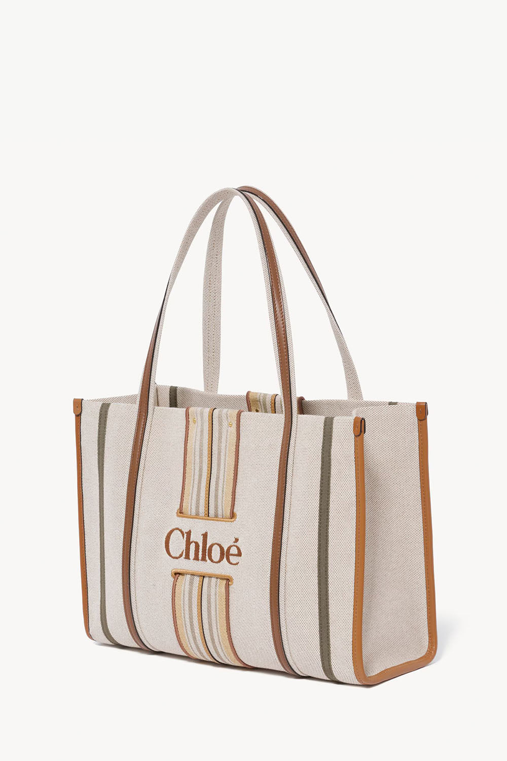 Woody Loop Tote Bag In Canvas