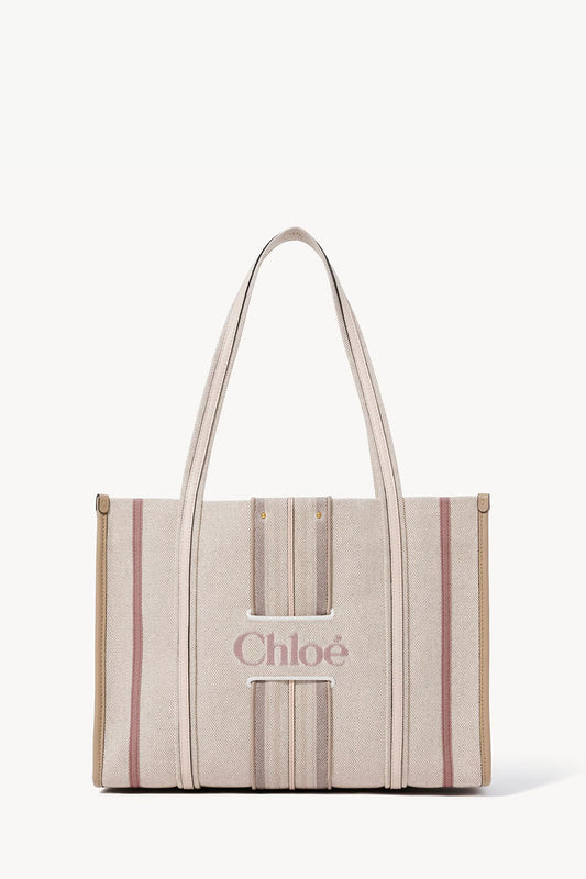 Woody Loop Tote Bag In Canvas