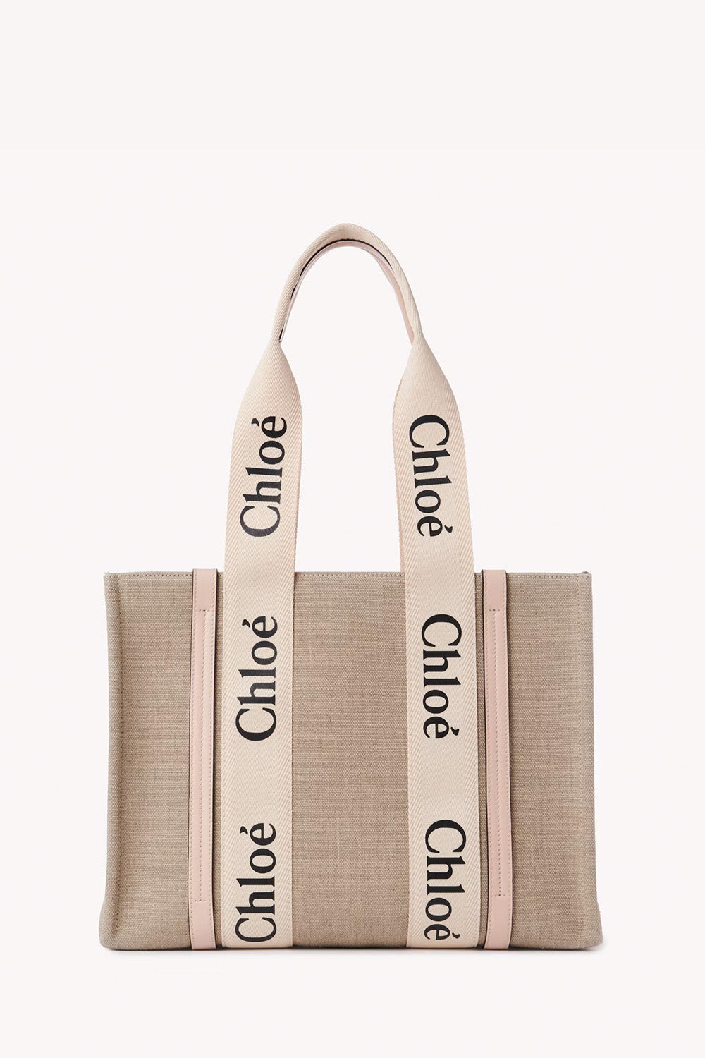 Large Woody Tote Bag In Linen