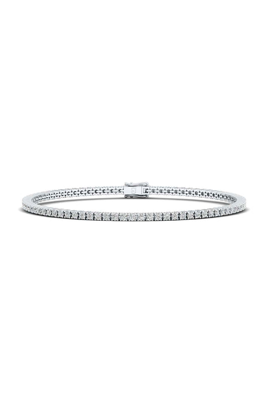 Classic Tennis Lab Diamond Bracelet