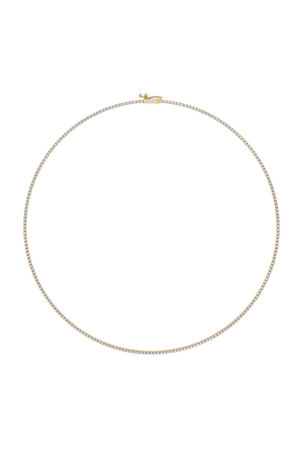 Classic Tennis Lab Diamond Necklace