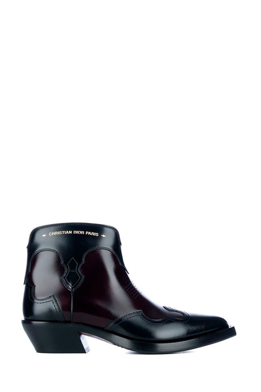 Christian Dior Pointed Toe Zip-Up Boots