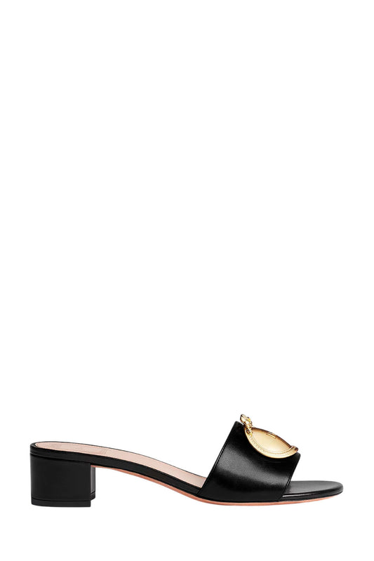 Dior Médaillon Buckle Heeled Slide
