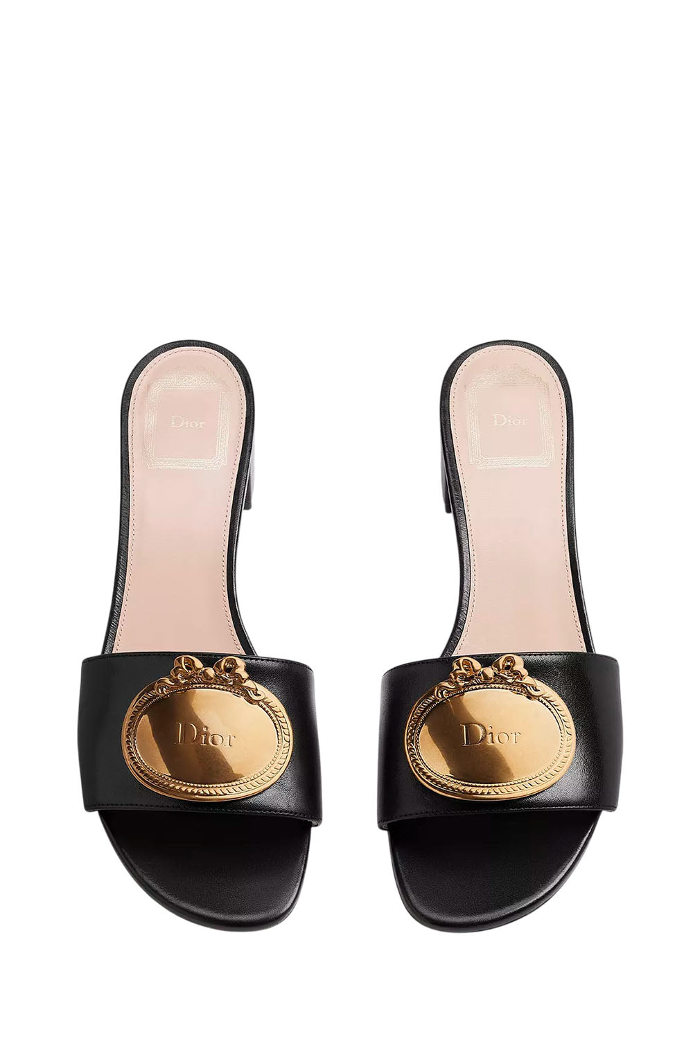 Dior Médaillon Buckle Heeled Slide