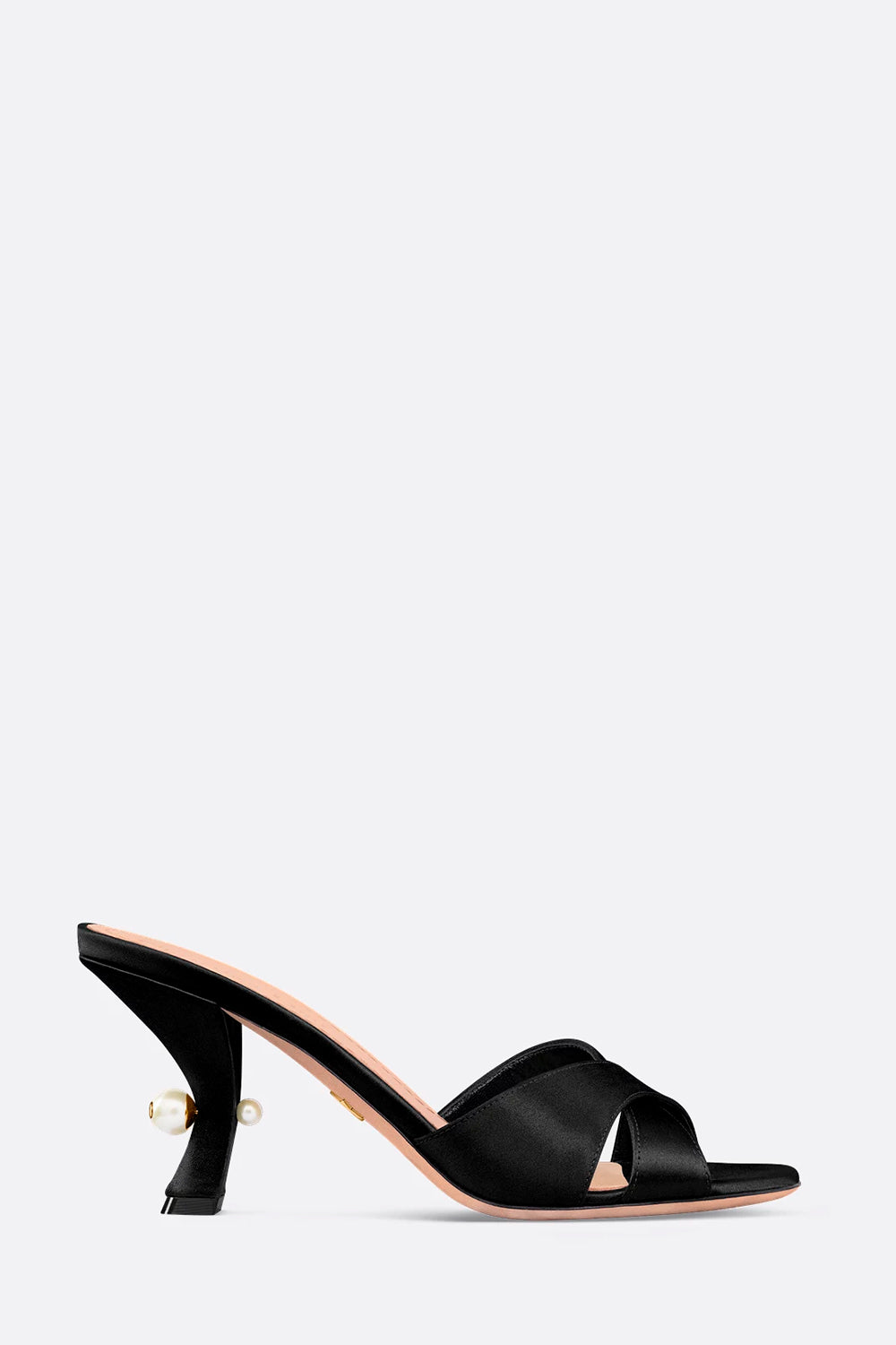 ★Dior★EVERYD ミュール Adiorable Heeled Mule Gold-Tone Fringed Laminated Grosgrain