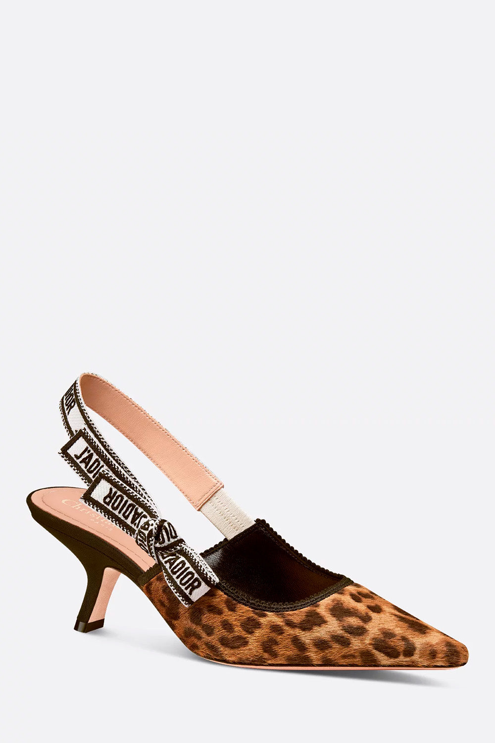 J'Adior Slingback Pump Camel Pony Hair Calfskin