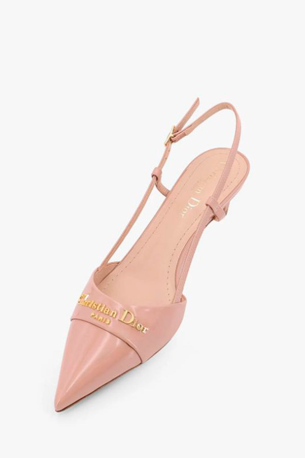 【関税&送料込】Dior My Dior Slingback Pump My Dior Slingback Pump Black Patent Calfskin | DIOR
