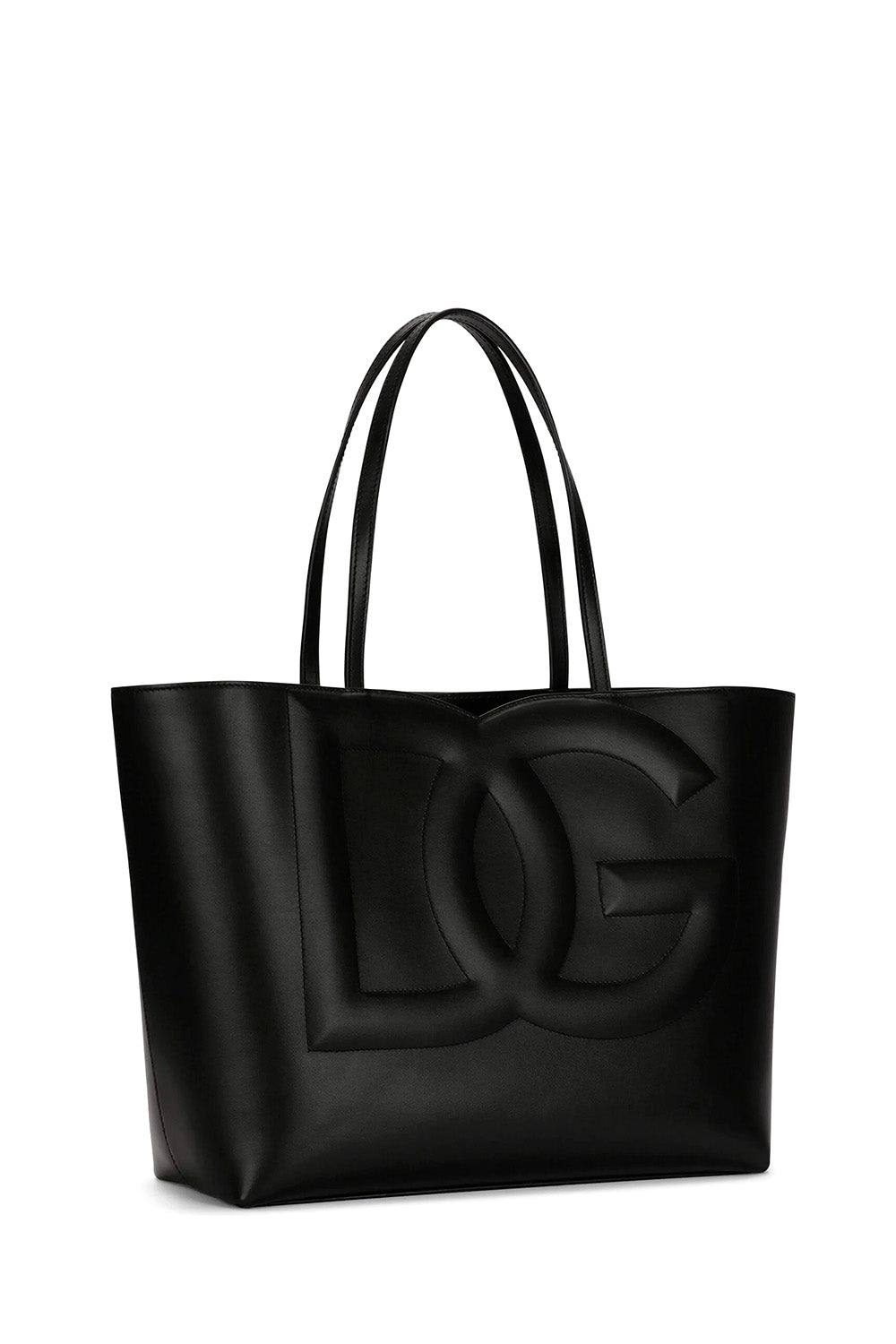 Medium Calfskin DG Logo Bag Shopper