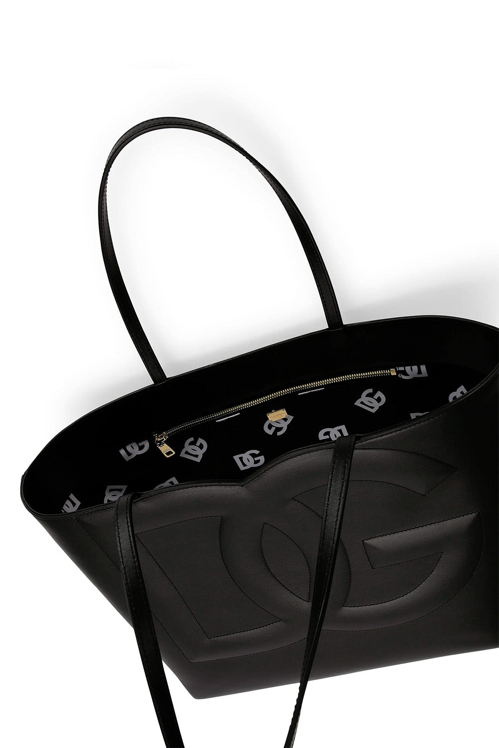 Medium Calfskin DG Logo Bag Shopper