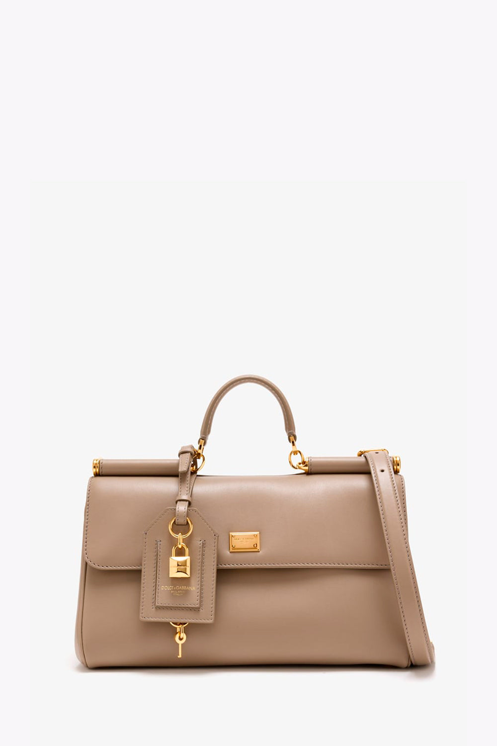 DOLCE & GABBANA - My Sicily Handbag In Plongé Calfskin – The