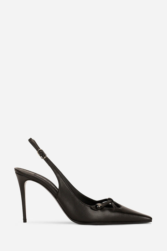 Nappa Leather Slingbacks