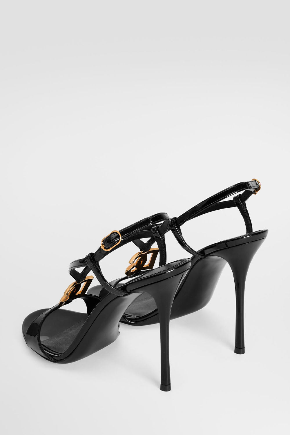 Patent Sandals