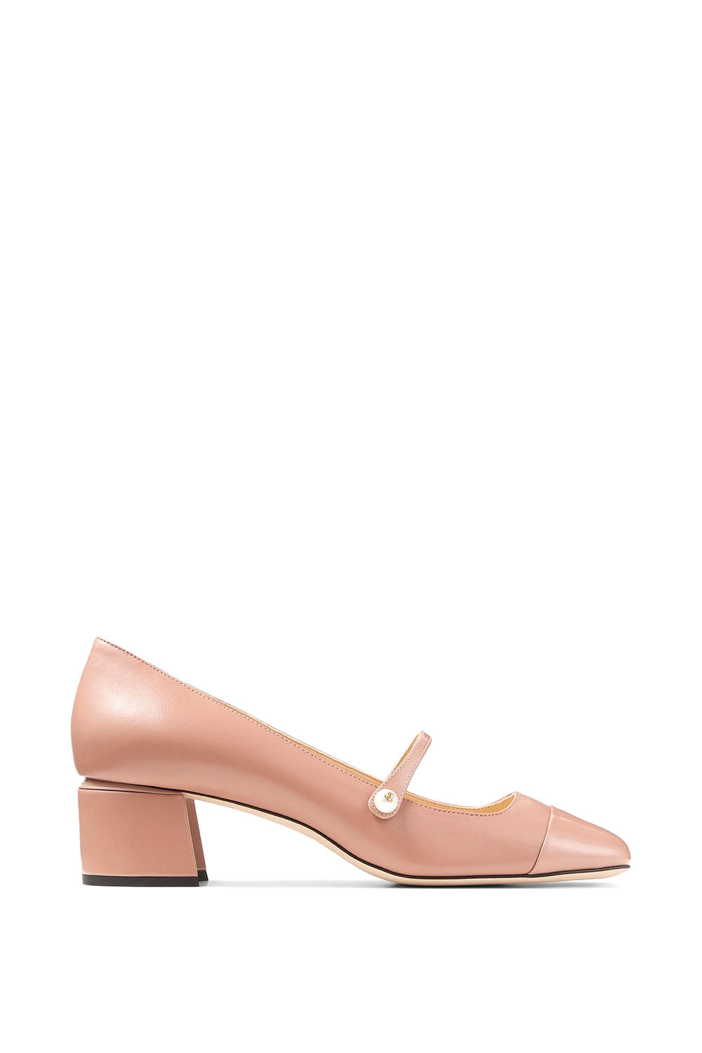 Elisa 45 Nappa and Patent Leather Pumps