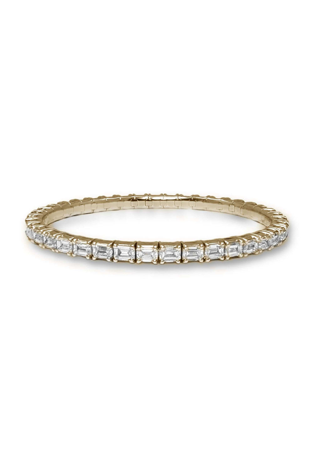 Emerald Cut Lan Diamond Tennis Bracelet