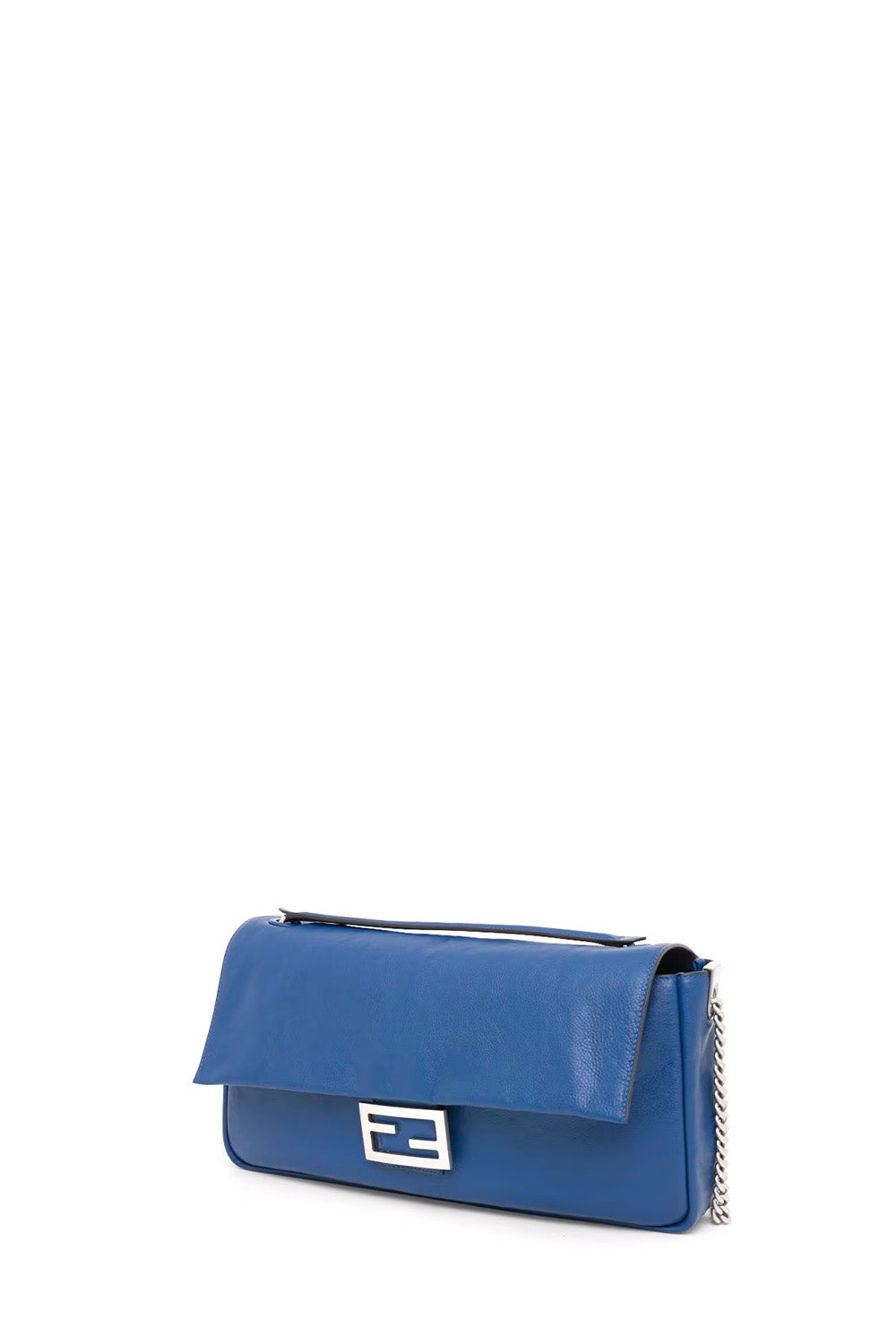 【関税込み】fendi Baguette Chain Large' shoulder bag Fendi Baguette Chain Large Blue Womens Shoulder Bag Fendi