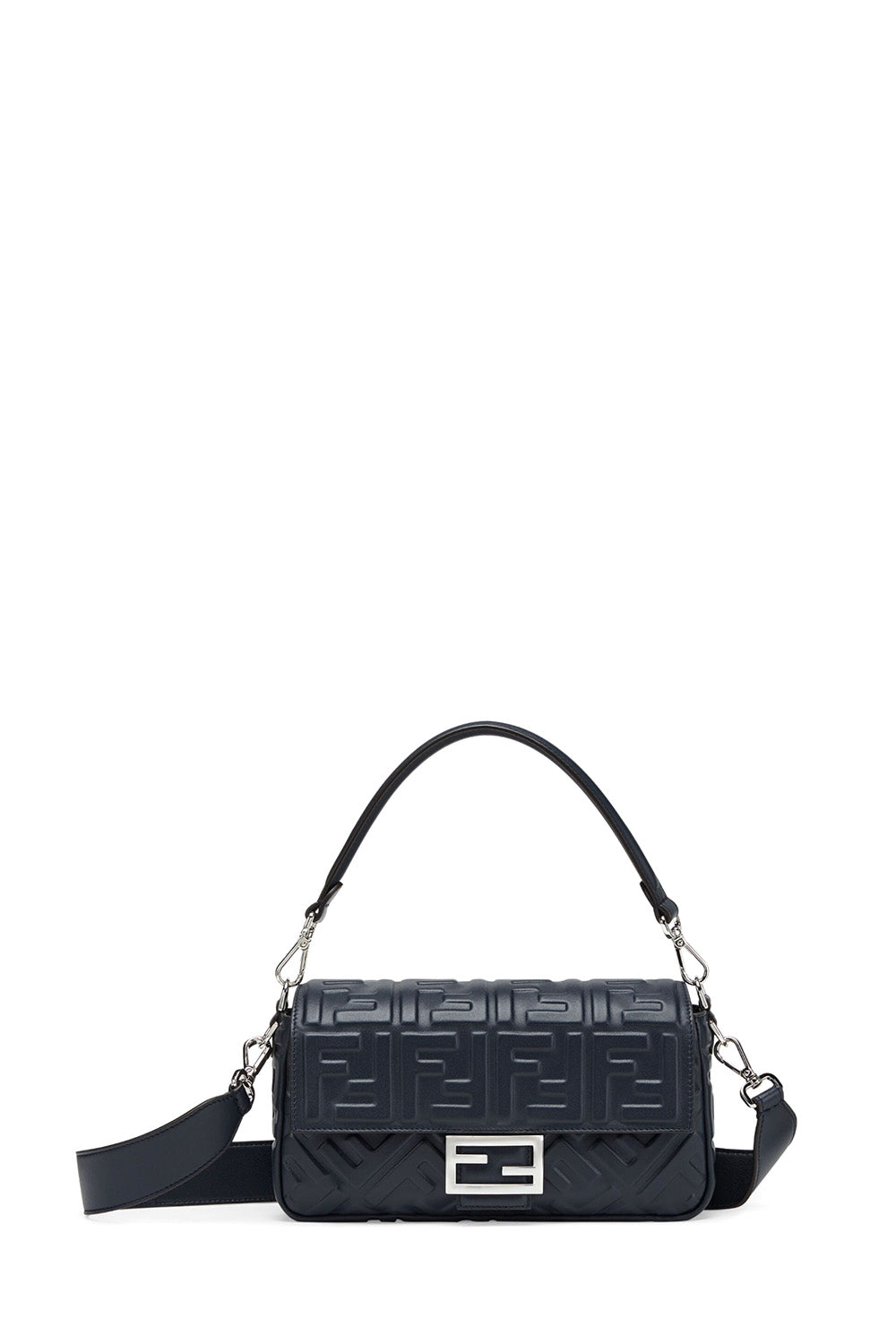 Baguette Midi Nappa Leather Bag