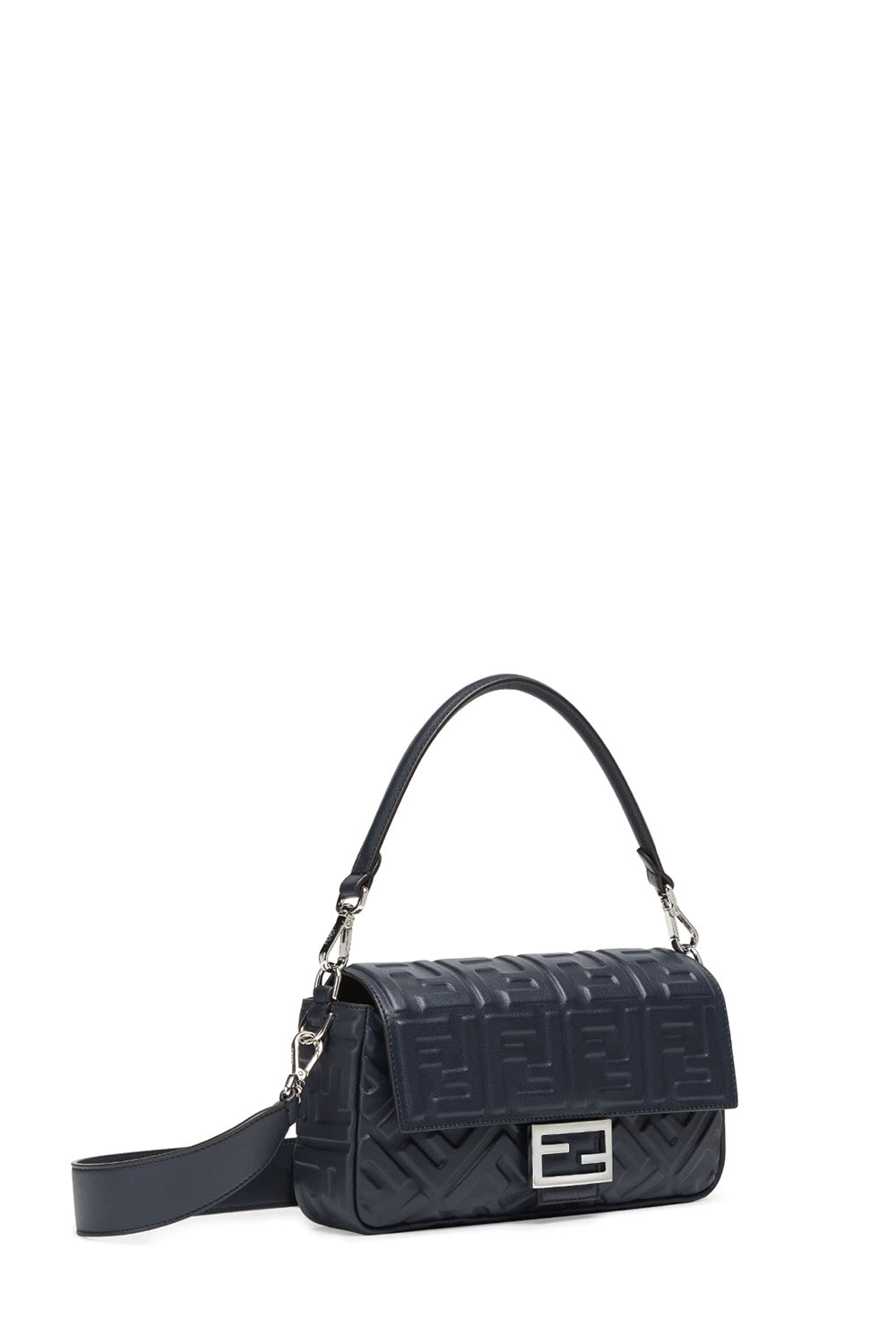 Baguette Midi Nappa Leather Bag