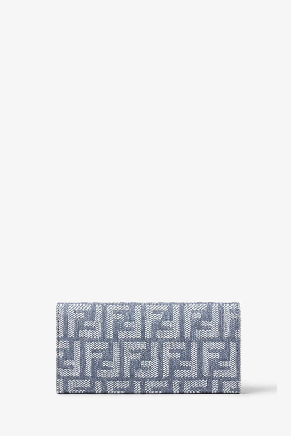 ヘアアクセサリー FENDI Continental Chain Baguette wallet in FF denim effect b Wallet On Chain Baguette Fabric Beige | Fendi