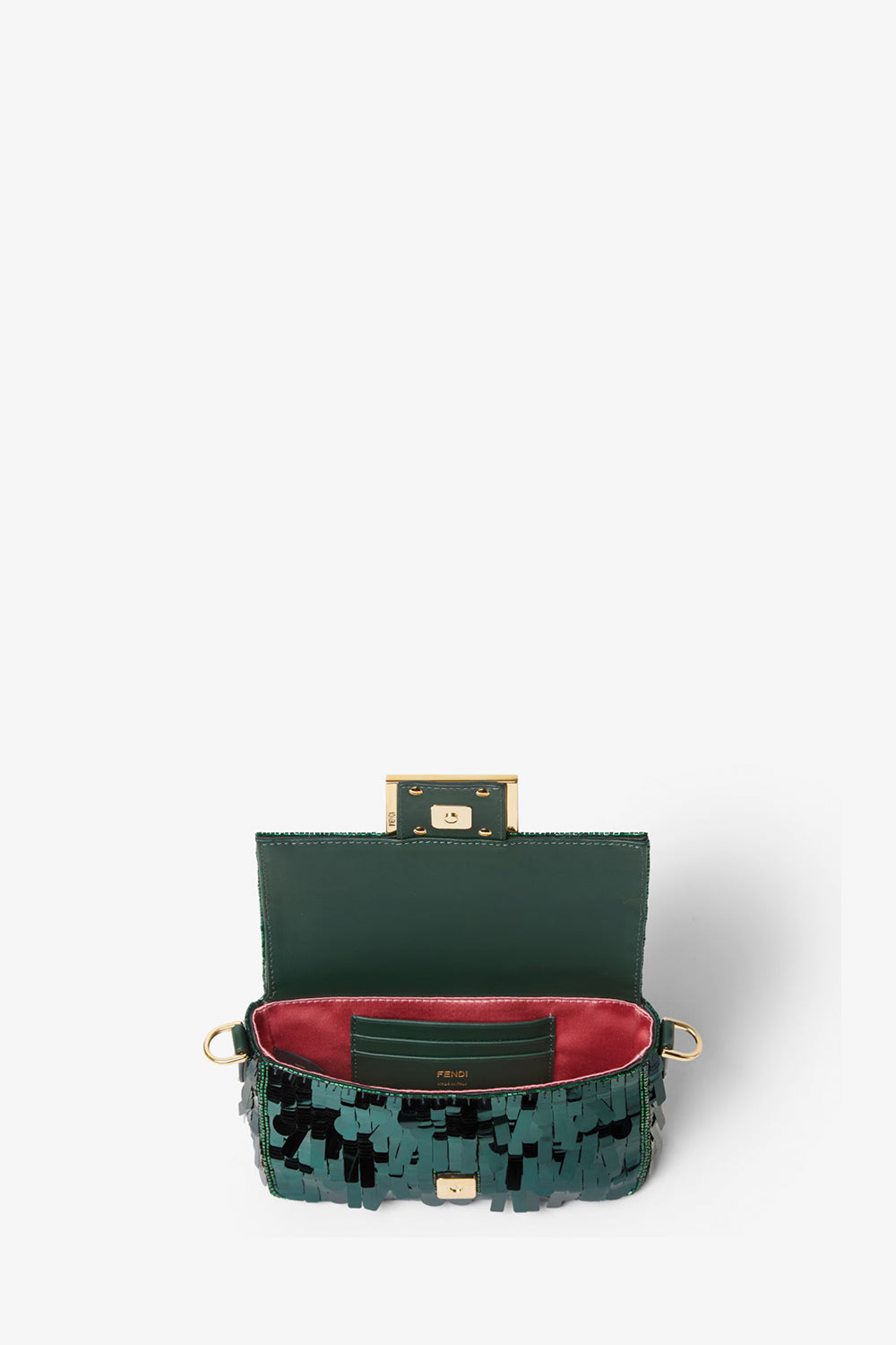 Baguette Mini Bag Embroidered With Sequins