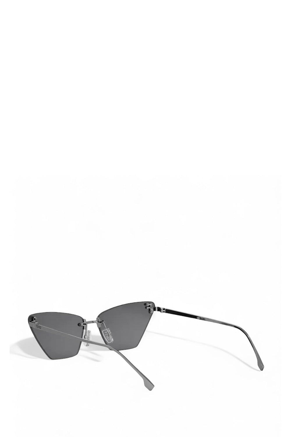 Cat-Eye Crystalized Logo Sunglasses