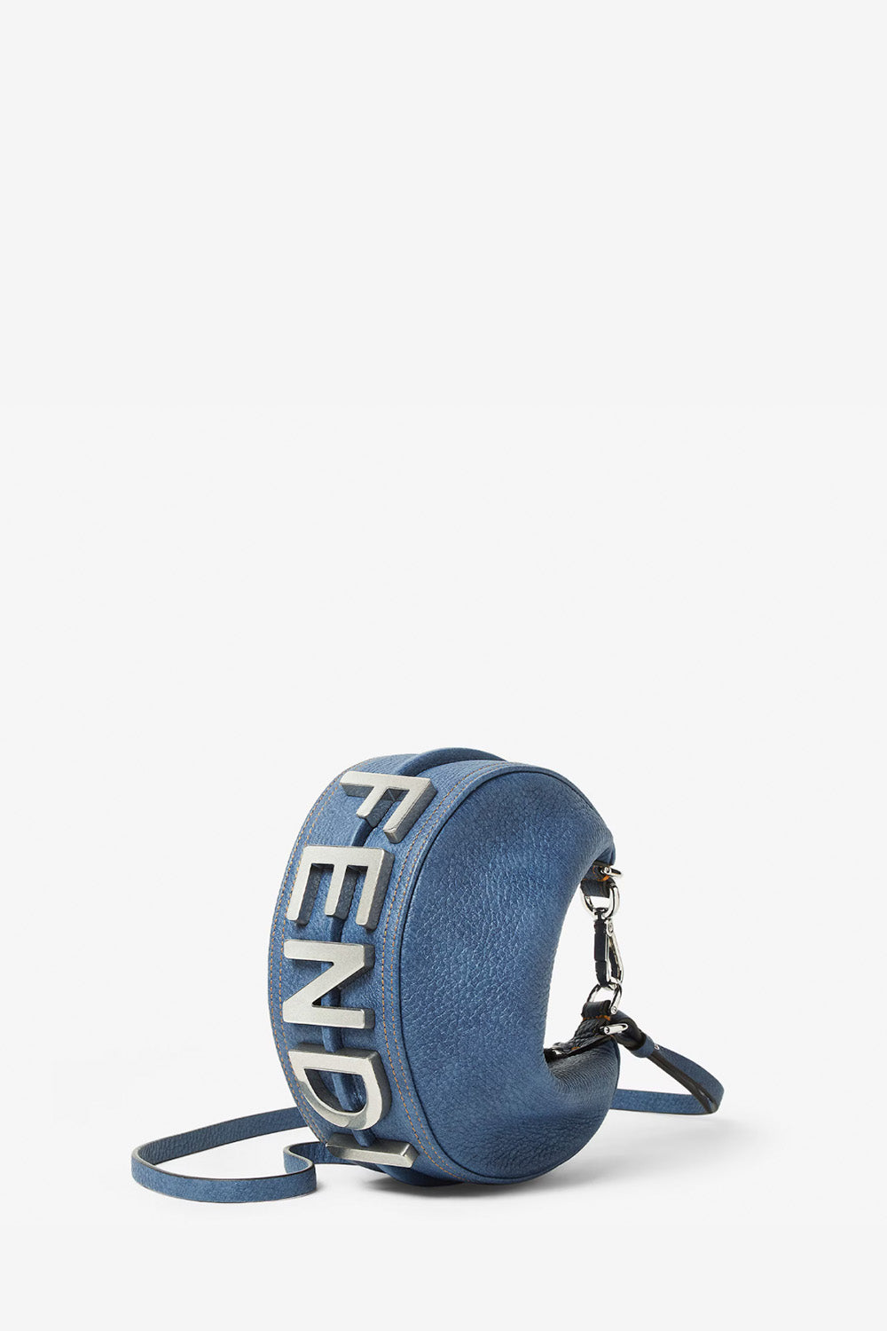 FENDI - Fendigraphy Mini Leather Denim-Effect Mini-Bag – The