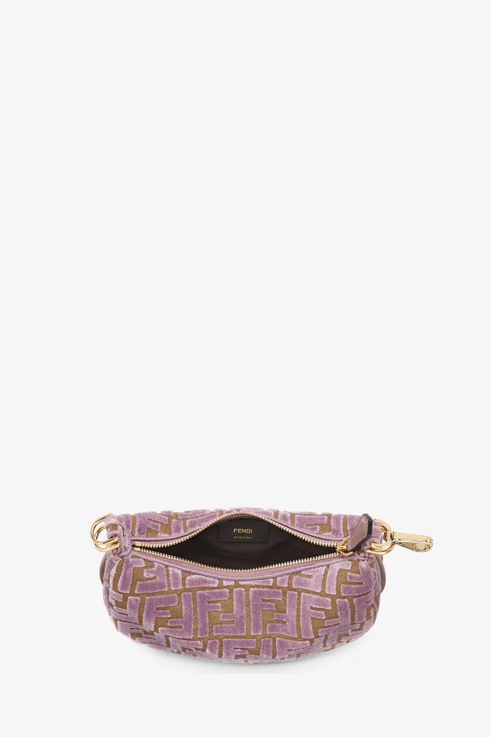 Fendigraphy Mini FF Jacquard Velvet Mini Bag