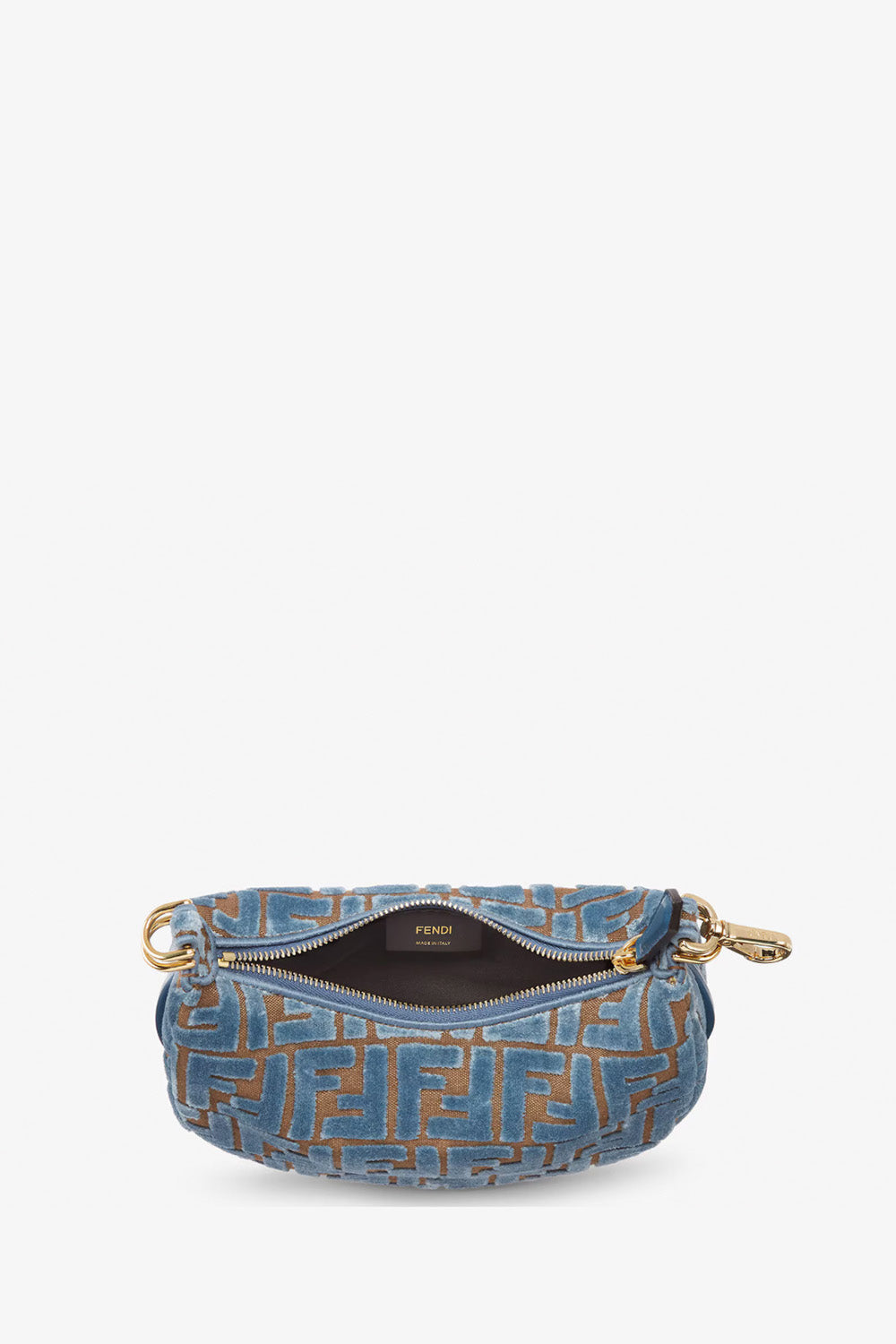 Fendigraphy Mini FF Jacquard Velvet Mini Bag